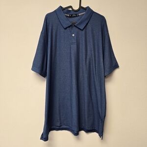 Members Mark Stretch Polo Deep Sea Blue XXL